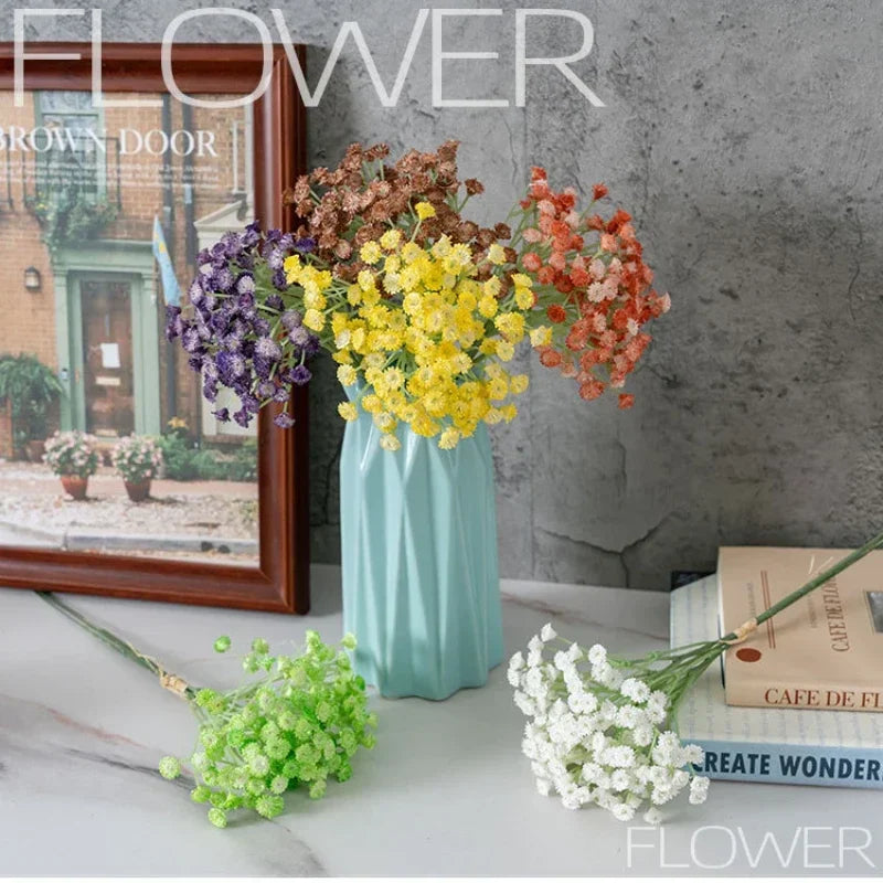 bouquet de gypsophiles artificielles pour décoration de mariage - vue 7 sur 16