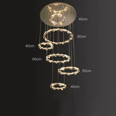 lustre moderne en cristal pour ambiance élégante et minimaliste - vue 13 sur 19