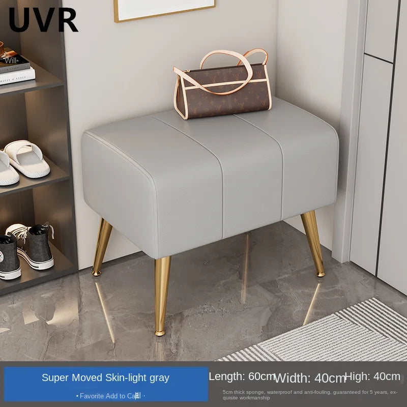 banc à chaussures moderne et luxueux avec assise confortable - vue 4 sur 10