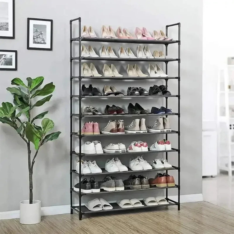 etagère à chaussures multifonctionnelle pour rangement optimal