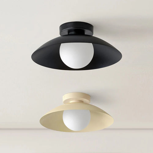Balcony ceiling lamp, antique cream style creativity, warm and simple, modern LED home lamp, bedroom lamp, Nordic lamp - vue 2 sur 10