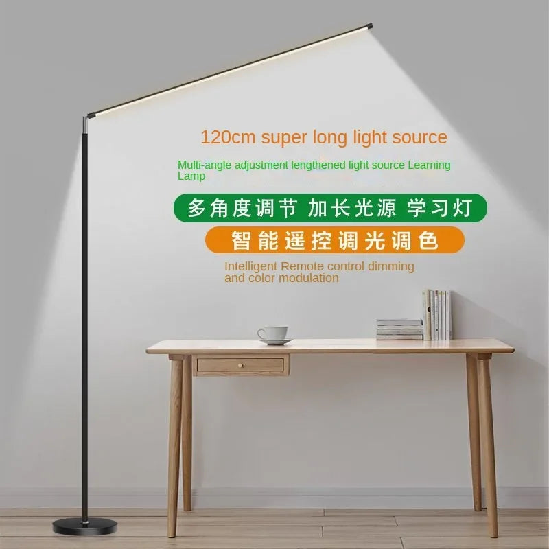 Minimalisme lampadaire LED Super lumineux lampe de lecture salon chambre chevet lampe verticale sol Piano luminaire