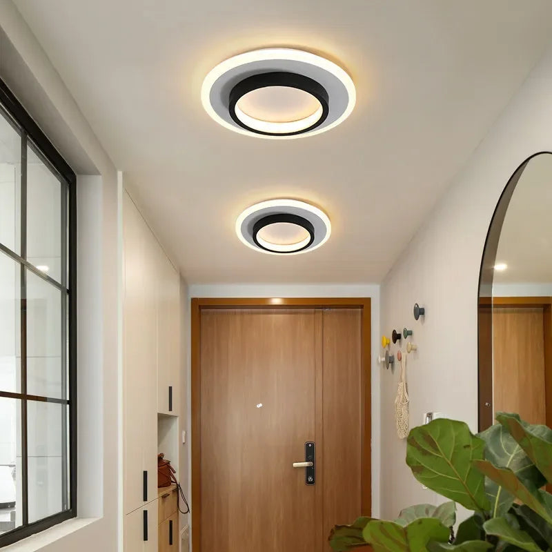 Plafond moderne à LEDs lampe pour salon escalier allée vestiaire couloir chambre plafonnier intérieur décor à la maison luminaire