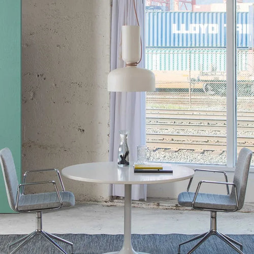 suspension à deux têtes design moderne pour intérieur