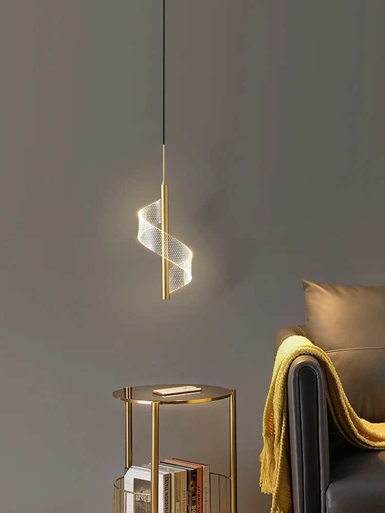 suspension cuivre minimaliste moderne luxe