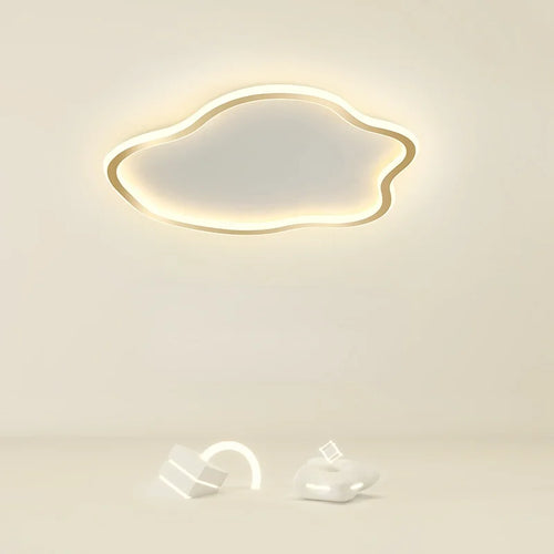 plafonnier led ultramince créatif en forme de nuage - vue 3 sur 5