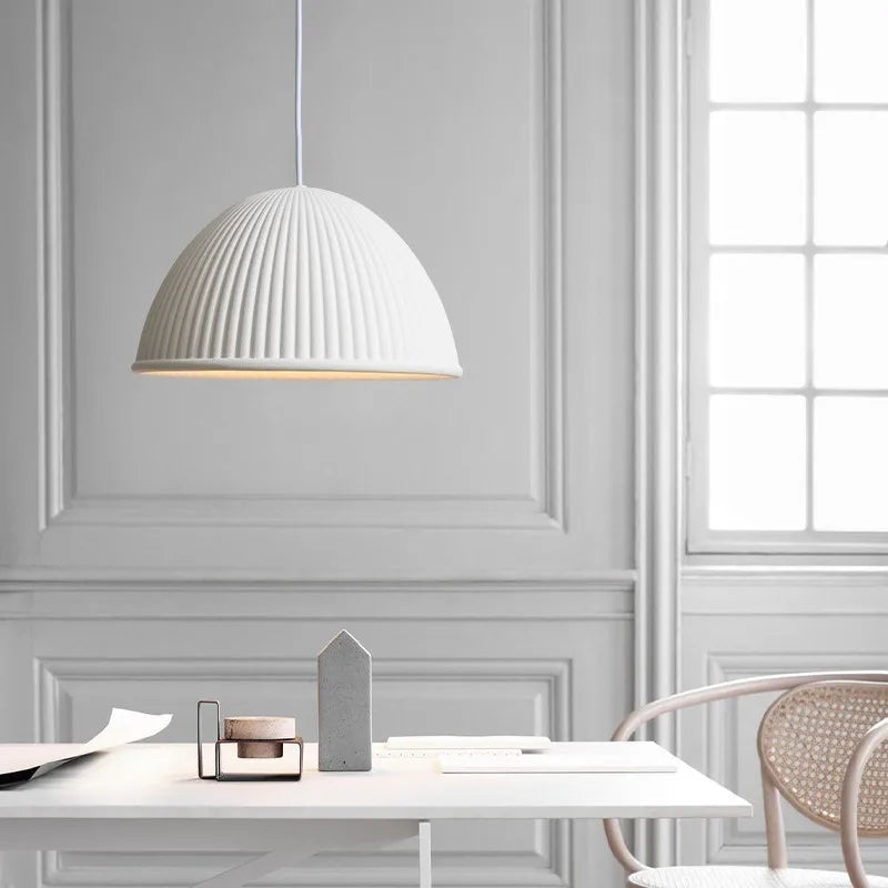 lampes suspendues led nordiques en résine macaron pour décoration intérieure - vue 2 sur 12