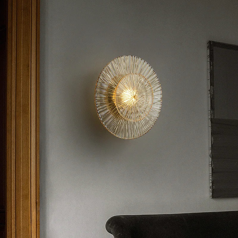 applique murale post-moderne en verre pour décoration intérieure - vue 5 sur 8