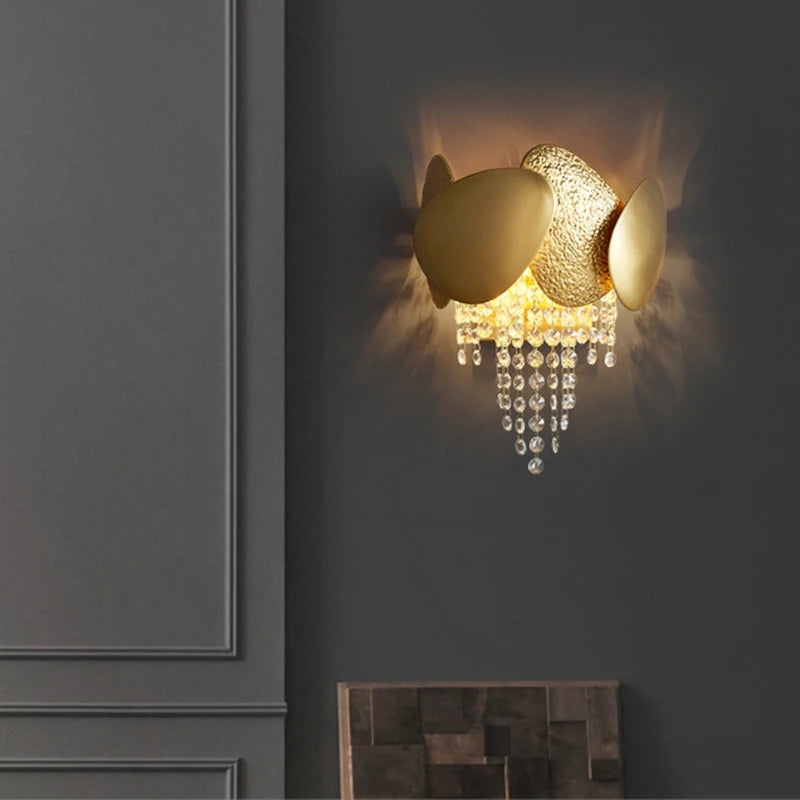 Applique murale en cristal Vintage créative de luxe - vue 4 sur 7