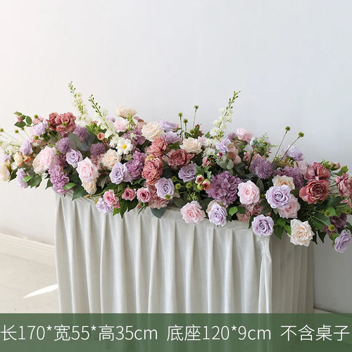 arrangement de fleurs artificielles pour décoration de mariage et événements - vue 9 sur 12
