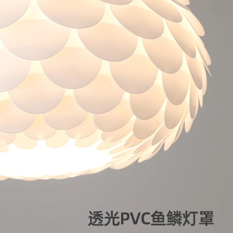 lustre créatif lumière chaude design moderne pour chambre fille - vue 6 sur 10