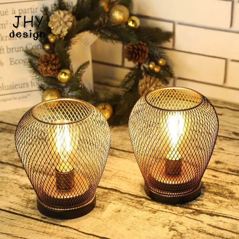lampe de table en métal pour événements intérieurs et extérieurs - vue 10 sur 9