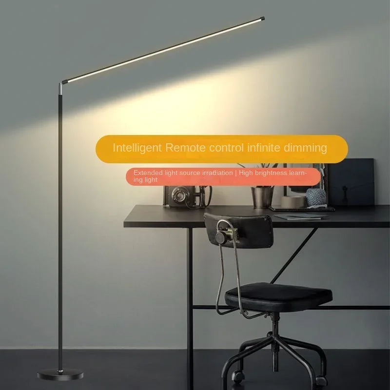 Minimalisme lampadaire LED Super lumineux lampe de lecture salon chambre chevet lampe verticale sol Piano luminaire