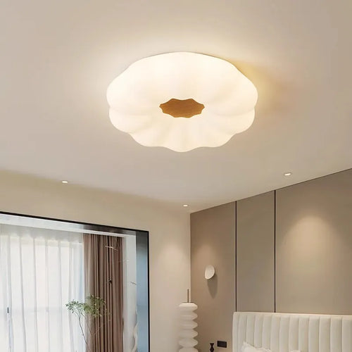 Plafonnier nordique en bois massif salon acrylique plafonnier chambre lustre lampe hôtel restaurant lampe moderne éclairage