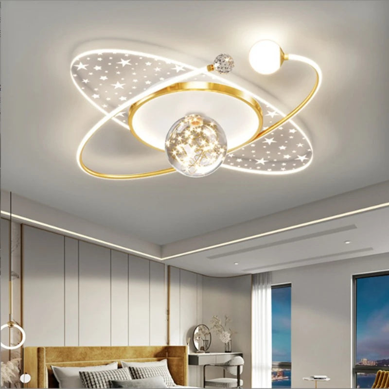 Plafonnier led rond décoratif enfant - vue 6 sur 15