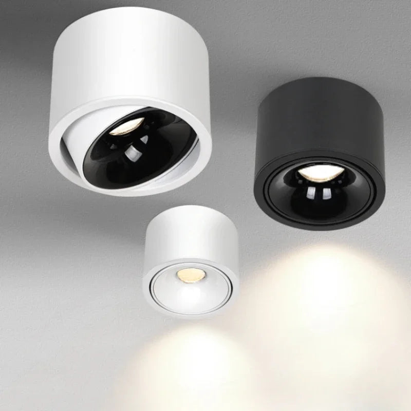 spot réglable ultra-mince anti-éblouissement éclairage lumière led - vue 4 sur 9