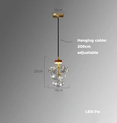 lustre moderne à LED pour un éclairage élégant et design - vue 8 sur 25