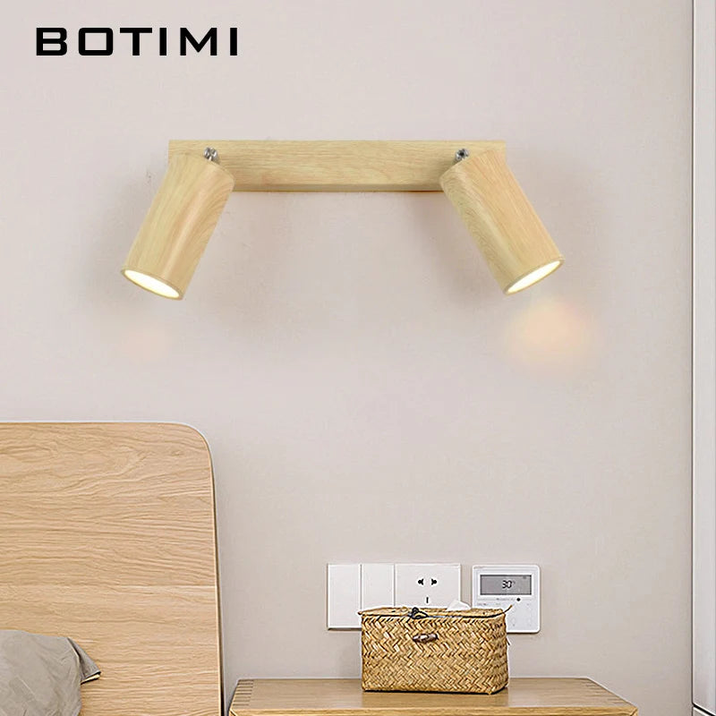 botimi applique en fer boutique poussoir chevet bois lectures nordiques - vue 6 sur 13