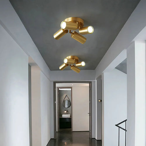 Surface LED Lustre Plafonnier Salle À Manger Décoration De La Maison Fond Projecteur Escaliers Chevet Angle Lumières Réglables
