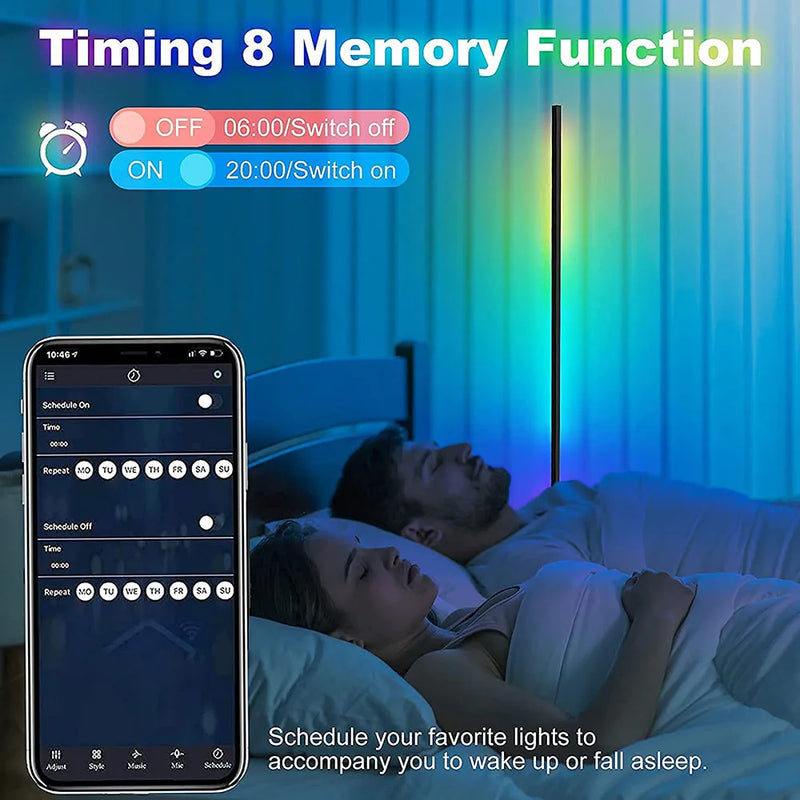 lampe salon smart rgb couleur musique télécommande