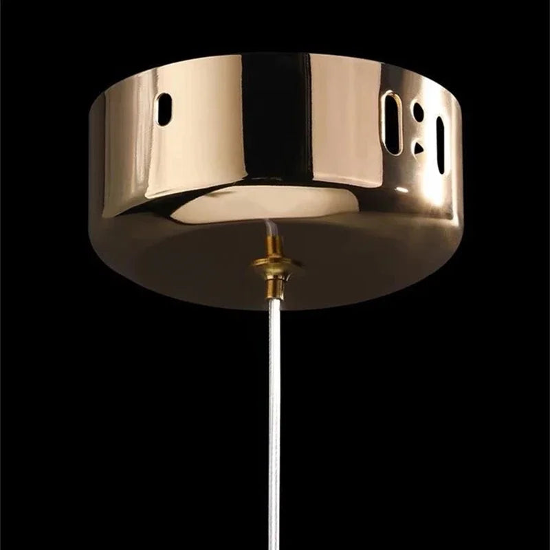 Gold Lucky Bag Chandelier For Living Room Bedroom Bedside Corridor Home Decoration Accessories Led Lighting Decorative Lamps - vue 4 sur 7