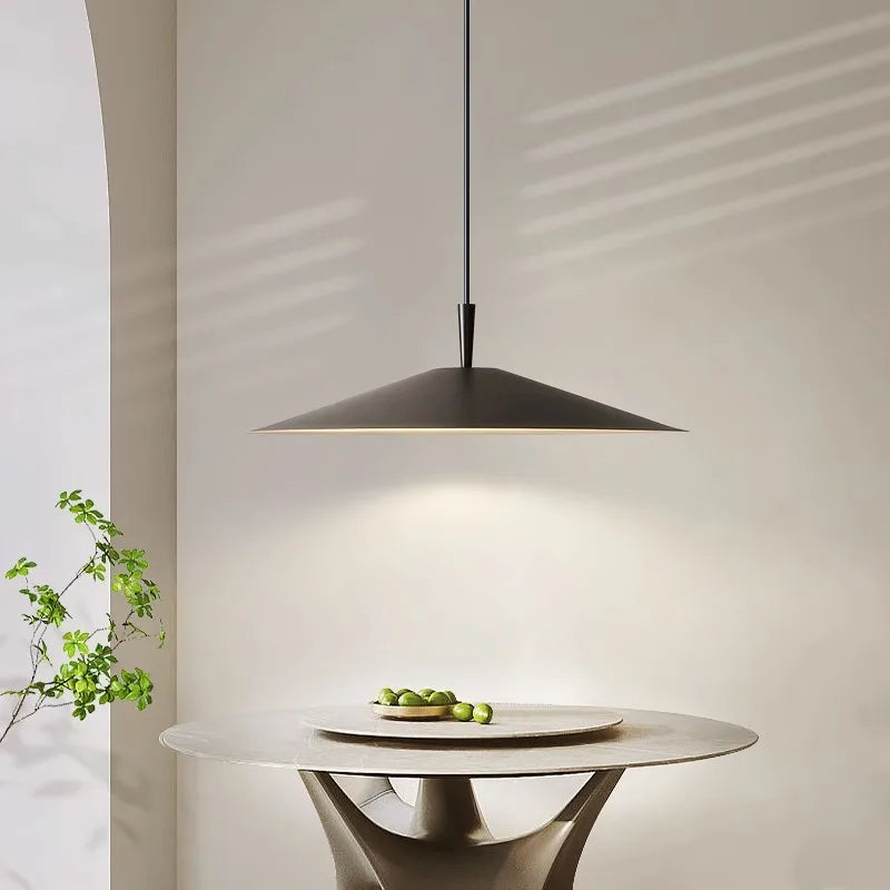 lampe led suspendue métallique 3 niveaux réglables pour bar ou restaurant - vue 3 sur 8