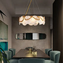 lustre LED de luxe pour décoration intérieure en verre élégant