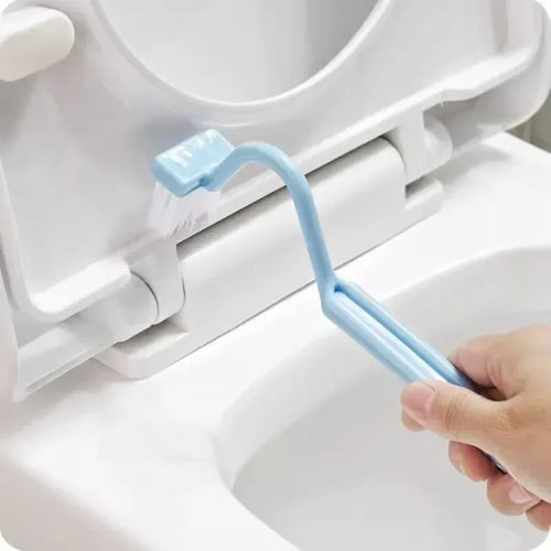 brosse de toilette incurvée outil de nettoyage pratique portable - vue 2 sur 9