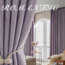Rideau occultant style français pour salon chambre balcon