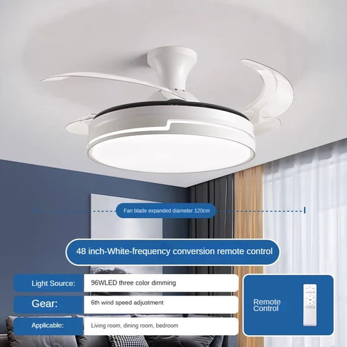 ventilateur led invisible moderne pour décoration intérieure élégante - vue 10 sur 10
