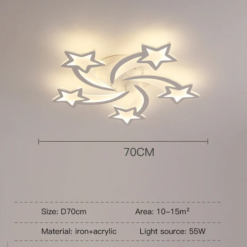 lustre créatif en forme de branche moderne en fer pour décoration intérieure - vue 15 sur 16