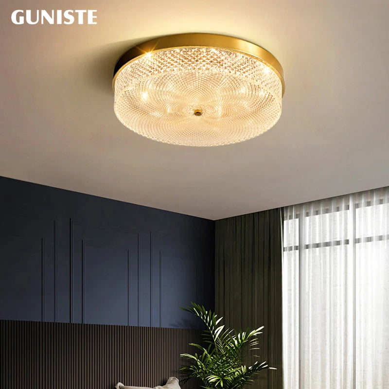 Plafonnier de chambre à coucher simple et moderne - vue 4 sur 9