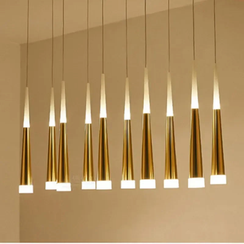 Suspension LED conique design