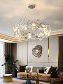 lustre en cristal k9 moderne pour décoration intérieure élégante
