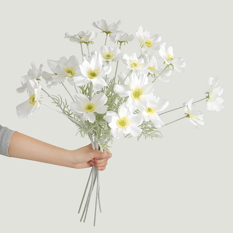 camomille soie fleur artificielle haute qualité pour décorations de fête - vue 2 sur 15