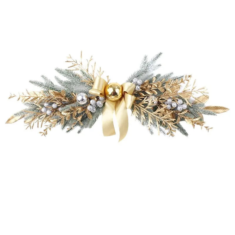 guirlande artificielle en rotin pour décorations de Noël et du Nouvel An - vue 11 sur 11