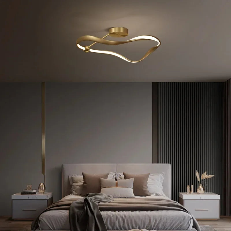 Plafonnier moderne à LEDs pour chambre salon salle à manger Restaurant nordique luxe décor à la maison
