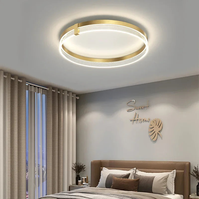 plafonnier led moderne design acrylique pour intérieur élégant - vue 3 sur 12