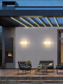 applique murale led étanche pour intérieur et extérieur géométrique