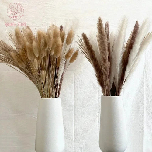 lot de 100 bouquets dherbe de pampa pour décoration bohème mariage - vue 4 sur 13