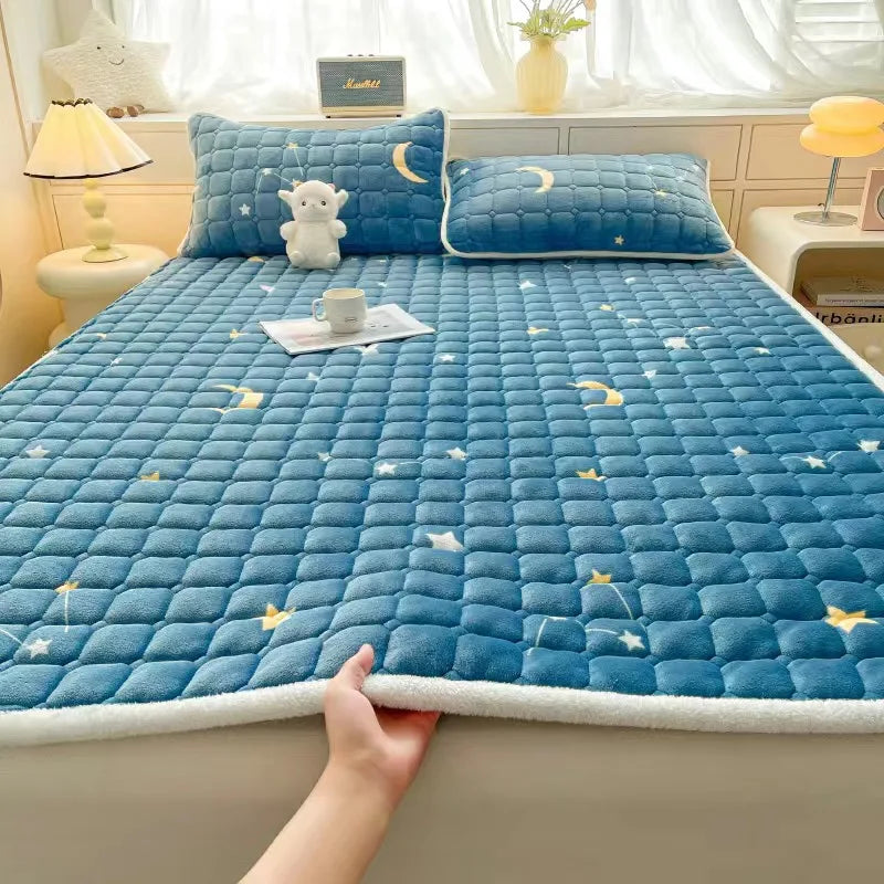 surmatelas en velours chaud pour un confort hivernal - vue 11 sur 15