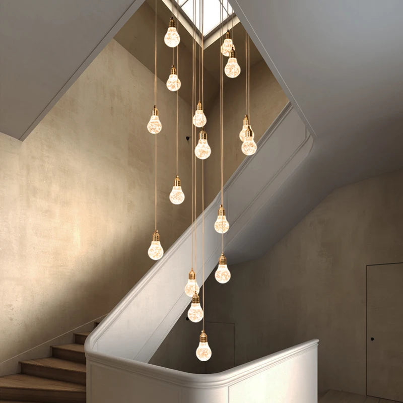 lustre moderne en cristal pour décoration intérieure élégante - vue 4 sur 14