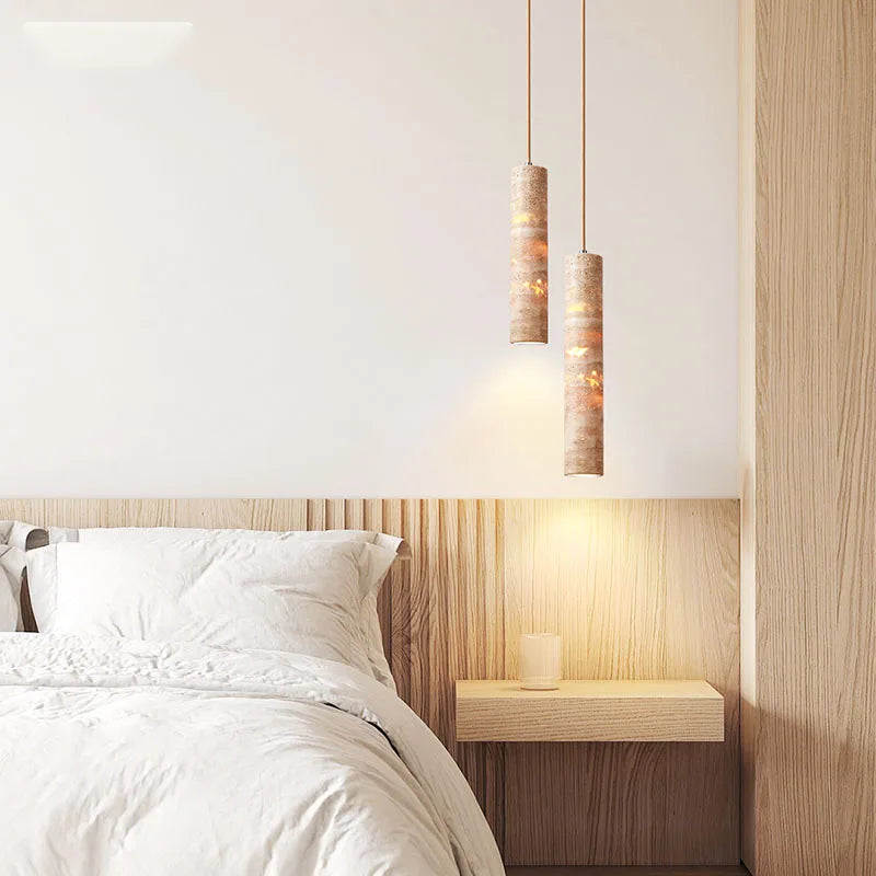 suspension design wabi-sabi en pierre pour ambiance moderne - vue 3 sur 14