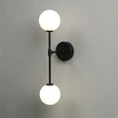 Applique murale post-modernes LED applique murale en verre Simple doré avec ampoule G9 nordique créative chambre salon allée lampe de chevet