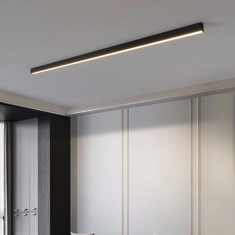 plafonnier linéaire simple pour intérieur moderne élégant