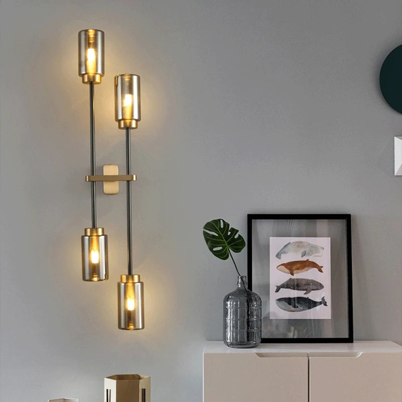 applique murale en cuivre pour un éclairage élégant intérieur - vue 6 sur 8