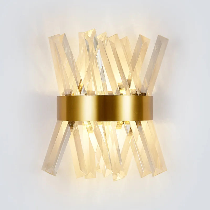 applique murale moderne en cristal pour éclairage intérieur décoratif - vue 6 sur 6