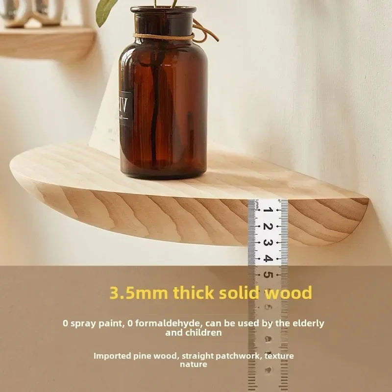 Étagère Murale En Bois - Support Multifonctionnel Décoratif - Neuf - Origine Chine