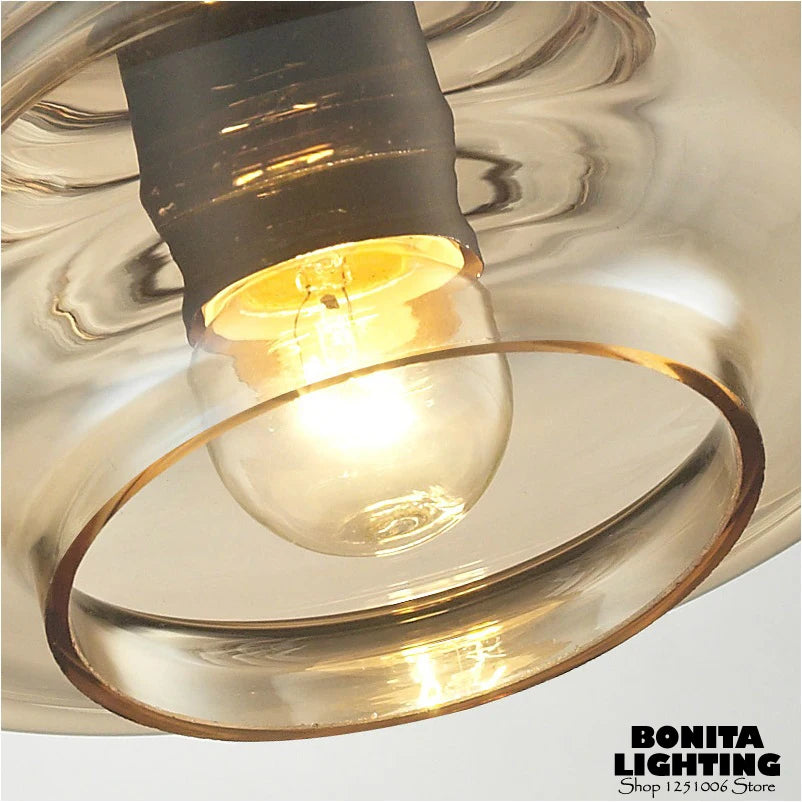 suspension moderne en verre transparent pour intérieur - vue 4 sur 11