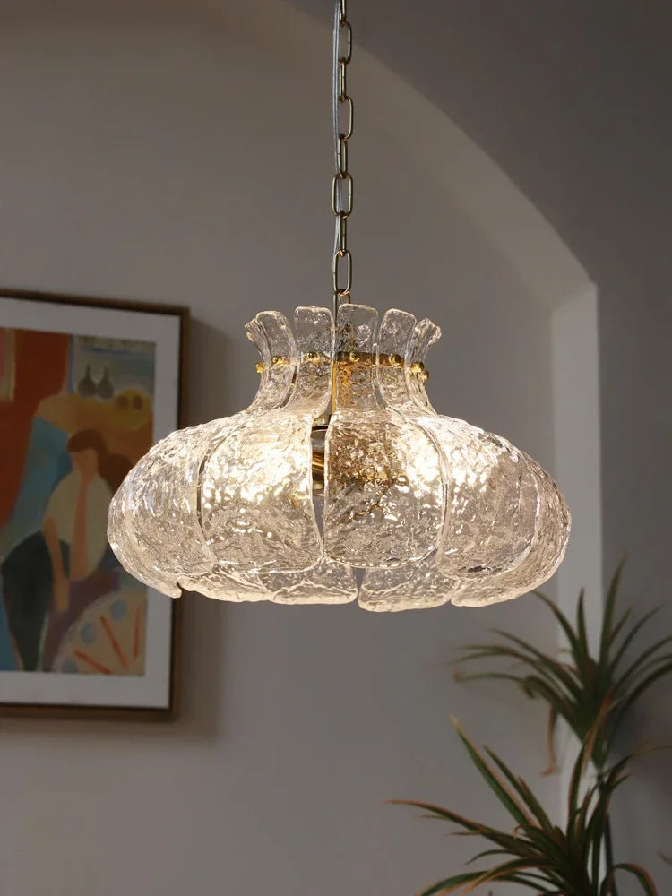 lustre rétro en verre style américain pour décoration intérieure - vue 3 sur 7